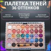 Тени для век Палетка 36 оттенков