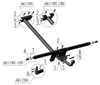 Фаркоп на ВАЗ-2105, ВАЗ-2107 