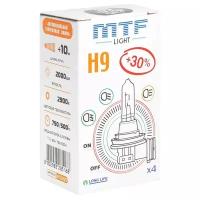 Лампа автомобильная галогенная MTF Light Standard +30% HS1209 H9 12V 65W LONG LIFE x4 PGJY19-5