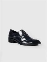 Женская обувь, G. Benatti, туфли, лакированная кожа, цвет антрацит, шнурки