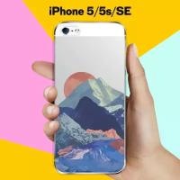 Силиконовый чехол Горы на Apple iPhone 5/5s/SE