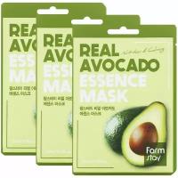 Farmstay Real Avocado Essence Mask маска с экстрактом авокадо