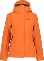Куртка Didriksons демисезонная, средней длины, силуэт прилегающий, мембранная, ветрозащитная, водонепроницаемая, размер 34, оранжевый