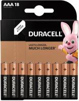 Батарейки алкалиновые Duracell Basic LR03 (AAA) 18 шт 81483686 (453559)