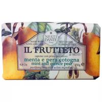 Nesti Dante Мыло кусковое Il Frutteto Mint and Quince Pear, 250 г