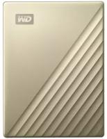 Внешний жесткий диск Western Digital Portable 2TB My Passport ULTRA (Gold), USB-C/USB 3.2 Gen1, 110x82x13mm, 130g /12 мес./