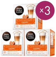 Кофе в капсулах Nescafe Dolce Gusto Latte Macchiato Caramel, 48 капсул (3 уп х 16 шт)