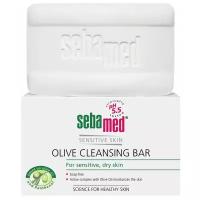 Sebamed мыло для лица оливковое Sensitive Skin Olive Cleansing Bar