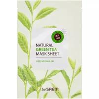 The Saem тканевая маска Natural Green Tea