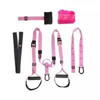 Набор петель для функционального тренинга профессиональный PINK UNICORN Original FitTools FT-TSG-PINK