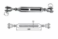 Талреп со стопорным болтом М 8