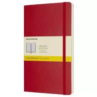 Блокнот Moleskine Classic Soft Large 130x210, 96 листов, красный, цвет бумаги бежевый