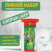 Солодовый экстракт Coopers European Lager+ Декстроза 1250гр