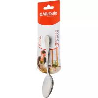 Набор ложек чайных Attribute CUTLERY FLORAL, 3 предмета