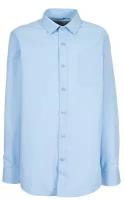 Школьная рубашка Tsarevich, размер 152-158, синий, голубой