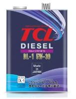 Масло для дизельных двигателей TCL Diesel, Fully Synth, DL-1, 5W30, 4л