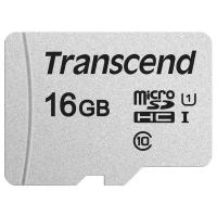 Карта памяти Transcend 300S microSDHC 16Gb UHS-I Cl10 + адаптер, TS16GUSD300S-A