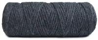 Нить вязальная Узелки из Питера Шпагат для рукоделия (вязания, макраме), 100 % хлопок, 290 г, 100 м, 1 шт., серый 100 м