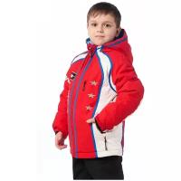 Горнолыжная куртка подростковая FUN ROCKET 15910 ПМ размер 128, красный