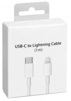 Кабель для Apple iPhone USB Type-C - Lightning /Кабель Быстрой Зарядки, белый, 1 м