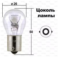 PHILIPS Лампа периферийная P21W 12V 21W Коробка 1 шт. 12498CP