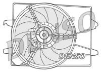 DER10003 вентилятор охлаждения Mazda 3 1.4-2.0 03 DENSO DER10003