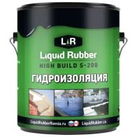 Жидкая резина Liquid Rubber HighBuild S-200 20кг Для разных поверхностей (мастика гидроизоляционная высокопрочная)