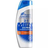 Head & Shoulders шампунь и бальзам-ополаскиватель против перхоти Men Ultra 2в1 Против выпадения волос, 400 мл