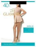 Колготки Glamour Edera, 40 den, размер 2, коричневый, бежевый