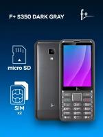 Телефон F+ S350, 2 SIM, темно-серый