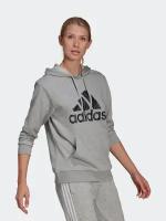 Худи Adidas W ANML HDY HF4637 женское, цвет серый, размер 2XS