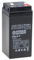 Аккумулятор General Security GS 4-4 (4V / 4Ah) ИБП / касса / освещение / геодезия / игрушки