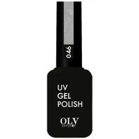 Olystyle гель-лак для ногтей UV Gel Polish, 10 мл, 42 г, 046 серебряный