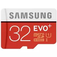 Карта памяти Samsung microSDHC EVO Plus 80MB/s + SD adapter