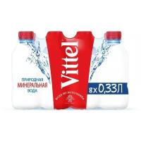 Вода минеральная питьевая Vittel (Виттель) 8 шт по 0,33 л пэт