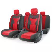 Чехлы-Авто EXTRA COMFORT,ортопед.велюр,11 предм.,ч, ECO1105BKRDM Autoprofi ECO-1105 BK/RD (M)