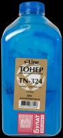 Тонер с девелопером булат s-Line TN-324C для Konica Minolta bizhub C258 (Голубой, банка 400 г)