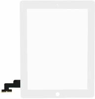 Сенсорное стекло (тачскрин) iPad 2 (белое) (AA)