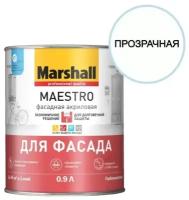 Краска фасадная акриловая Marshall Maestro глубокоматовая база ВС 0,9 л