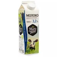Молоко органическое пастеризованное 3,2%, «Углече Поле», 1 л, Ярославская область, бзмж