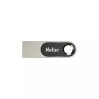 Накопитель USB 2.0 64Гб Netac U278 (NT03U278N-064G-20PN), металлик