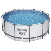 56420 Каркасный бассейн Steel Pro Max 366х122см, 10250л, фил.-насос 2006л/ч, лестница, тент