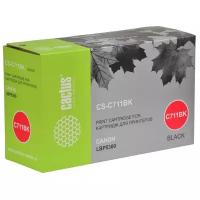 Cartridge toner Cactus CS-C711BK black (6000p.) for Canon LBP5300