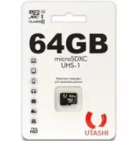 Карта памяти MicroSD Utashi UT64GBSDCL10-00