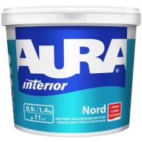 Краска акриловая Aura Interior Nord матовая белый 0.9 л 1.27 кг