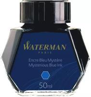 Чернила для перьевой ручки Waterman S0110790, 50 мл Mysterious Blue