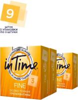 Презервативы IN TIME №3 Fine особотонкие блок 3 упаковки