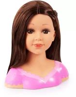 Кукла Модель (брюнетка) для причесок 27см с косметикой