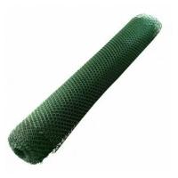 Решетка заборная в рулоне, 2 х 25 м, ячейка 25 х 30 мм, пластиковая, зеленая, 64545