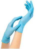 NITRIMAX перчатки одноразовые нитриловые голубые